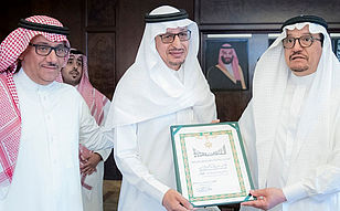King Abdulaziz First Class Medal  award to Prof. Azzeer